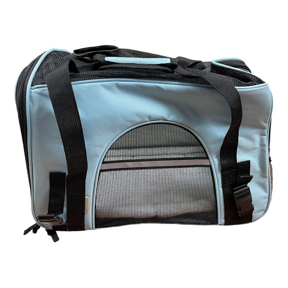 Paw & Pals Airline Approved Blue Pet Soft-Sided Carriers for Small Cats Dogs